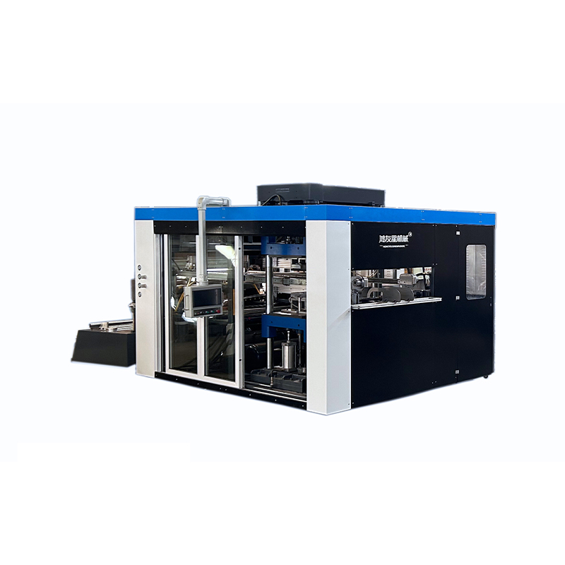 دستگاه ترموفرم کننده فشار چند ایستگاه مثبت و منفی با سرعت بالا HW-85A HW-85A